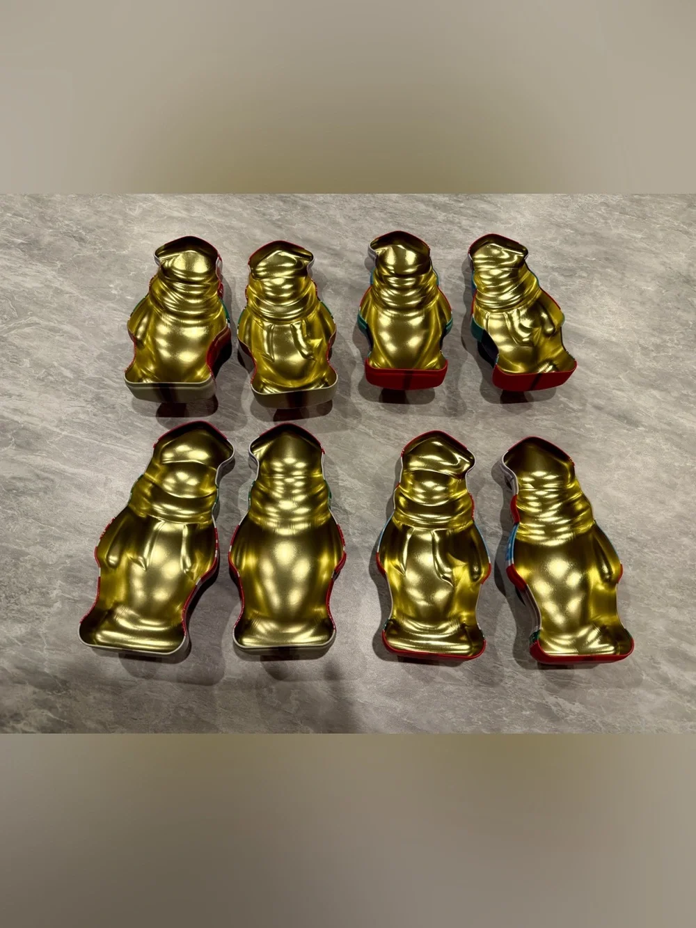 Lot 4 RUSSELL STOVER Holiday Limited Edition 3D Candy Cookie Metal Tins NWOT